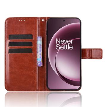 OnePlus 15 Pung Etui med Stativ - Brun