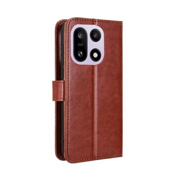 OnePlus 15 Pung Etui med Stativ - Brun