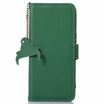 Samsung Galaxy S26 Pung læder cover med RFID - grøn