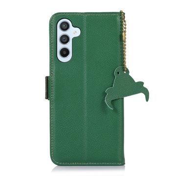 Samsung Galaxy S26 Pung læder cover med RFID - grøn