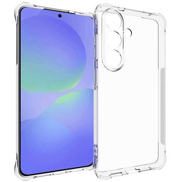 Samsung Galaxy S26 Stødsikkert Silikone Cover - Gennemsigtig