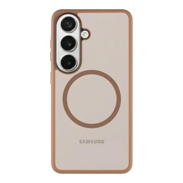 Samsung Galaxy S26 Tactical MagForce Hyperstealth Hybrid Cover - Brun