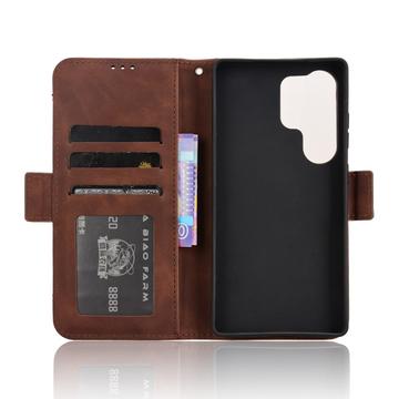 Samsung Galaxy S26 Ultra Kortholder Pung Etui - Brun