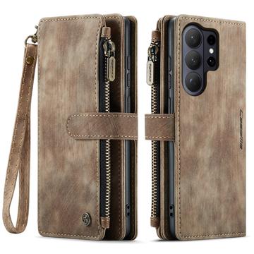 Samsung Galaxy S26 Ultra Caseme C30 Multifunktionel Pung - Brun
