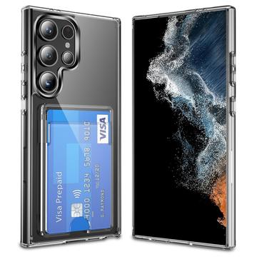 Samsung Galaxy S26 Ultra Gennemsigtigt Cover med Kortholder