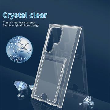 Samsung Galaxy S26 Ultra Gennemsigtigt Cover med Kortholder