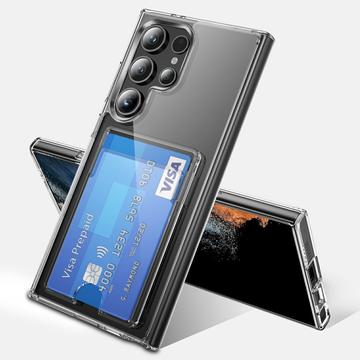 Samsung Galaxy S26 Ultra Gennemsigtigt Cover med Kortholder