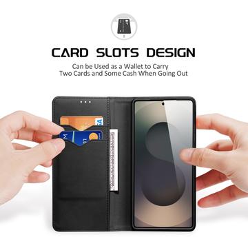 Samsung Galaxy S26 Ultra Dux Ducis Hivo Læderpung - Sort