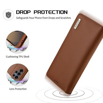 Samsung Galaxy S26 Ultra Dux Ducis Hivo Læderpung - Brun