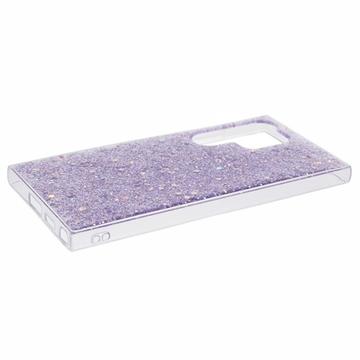 Samsung Galaxy S26 Ultra Glitter Flakes TPU Cover - Lilla
