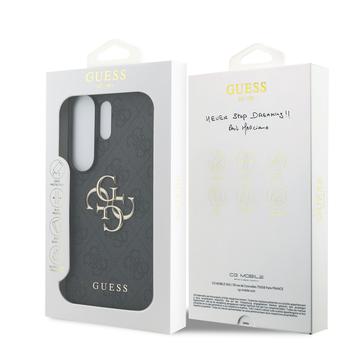 Samsung Galaxy S26 Ultra Guess 4G Big Metal Logo Hybrid Cover - Grå