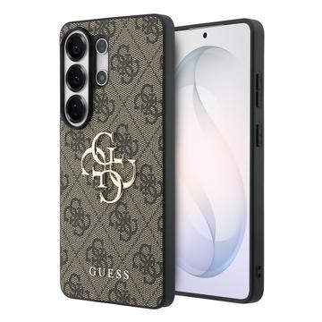 Samsung Galaxy S26 Ultra Guess 4G Big Metal Logo Hybrid Cover - Brun