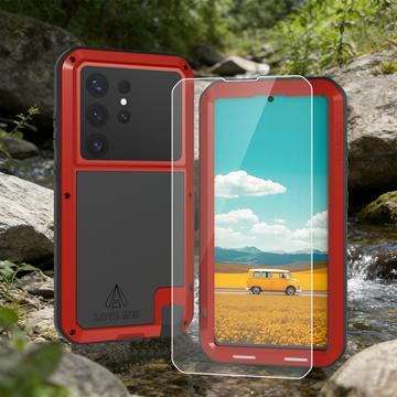 Samsung Galaxy S26 Ultra Love Mei Powerful Hybrid Cover - rød