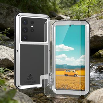 Samsung Galaxy S26 Ultra Love Mei Powerful Hybrid Cover - Sølv