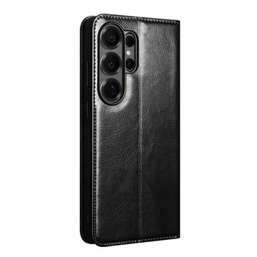 Samsung Galaxy S26 Ultra Qialino Classic Læderpung - Sort