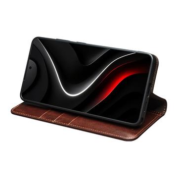 Samsung Galaxy S26 Ultra Qialino Classic Læderpung - Mørkebrun