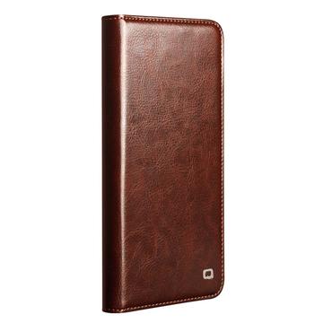 Samsung Galaxy S26 Ultra Qialino Classic Læderpung - Mørkebrun