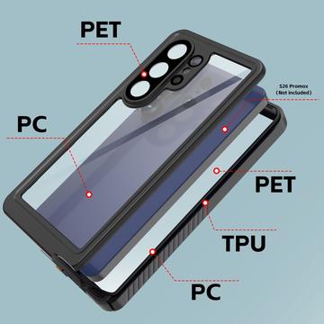 Samsung Galaxy S26 Ultra Redpepper FS IP68 Vandtæt Cover - Sort