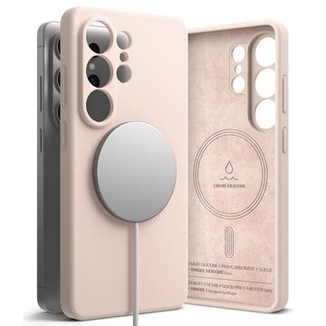 Samsung Galaxy S26 Ultra Ringke Liquid Silicone MagSafe Cover - Pink Sand