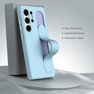 Samsung Galaxy S26 Ultra Smart hybrid cover med stående greb - Blå