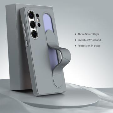 Samsung Galaxy S26 Ultra Smart hybrid cover med stående greb - mørkegrå