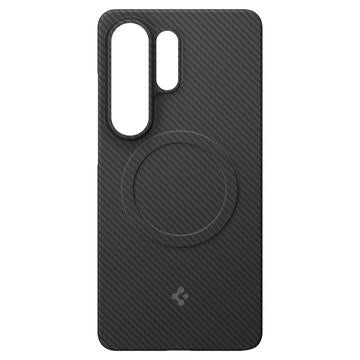 Samsung Galaxy S26 Ultra Spigen AirSkin Aramid Mag MagSafe Cover - Sort