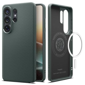 Samsung Galaxy S26 Ultra Spigen Liquid Air Mag MagSafe TPU Cover - Afgrundsgrøn