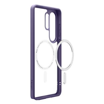 Samsung Galaxy S26 Ultra Spigen Ultra Hybrid Mag Cover - Dyb lilla / Klar