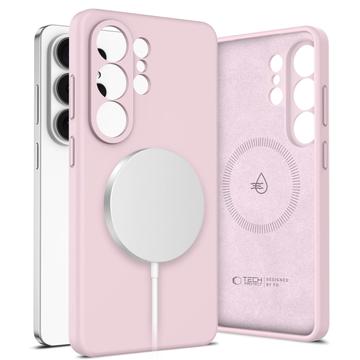 Samsung Galaxy S26 Ultra Tech-Protect flydende silikone cover - MagSafe-kompatibel - Lyserød Perle