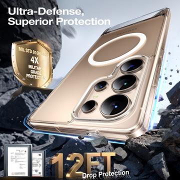 Samsung Galaxy S26 Ultra Torras Ostand L1 Magnetisk Cover med stativ - Klar