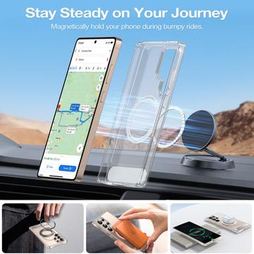 Samsung Galaxy S26 Ultra Torras Ostand L1 Magnetisk Cover med stativ - Klar