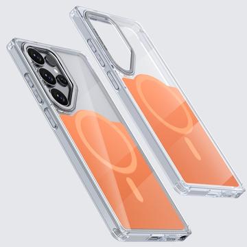 Samsung Galaxy S26 Ultra Tofarvet hybrid cover - MagSafe-kompatibel - Orange