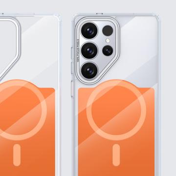 Samsung Galaxy S26 Ultra Tofarvet hybrid cover - MagSafe-kompatibel - Orange