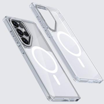Samsung Galaxy S26 Ultra Tofarvet hybrid cover - MagSafe-kompatibel - hvid
