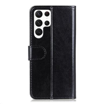 Samsung Galaxy S26 Ultra Pung Etui med Stativ - sort