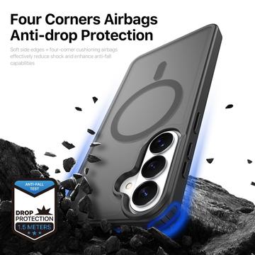 Samsung Galaxy S26+ Dux Ducis Yind Hybrid Cover - MagSafe-kompatibel - Sort