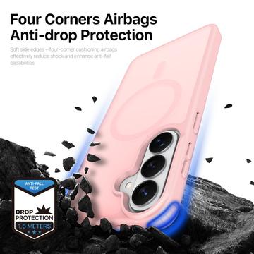 Samsung Galaxy S26+ Dux Ducis Yind Hybrid Cover - MagSafe-kompatibel - Lysepink