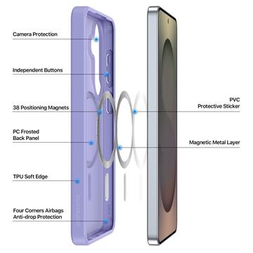 Samsung Galaxy S26+ Dux Ducis Yind Hybrid Cover - MagSafe-kompatibel - Lyselilla