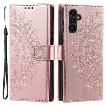 Samsung Galaxy S26+ Mandala Series Etui med Pung - Pink