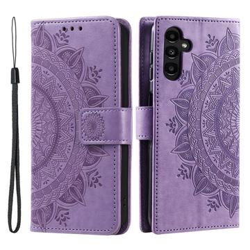 Samsung Galaxy S26+ Mandala Series Etui med Pung - Lilla