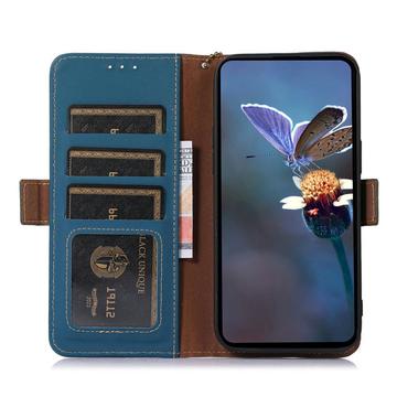 Samsung Galaxy S26+/S26 Pro Pung læder cover med RFID - blå