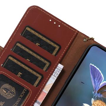 Samsung Galaxy S26+ Pung læder cover med RFID - Kaffe
