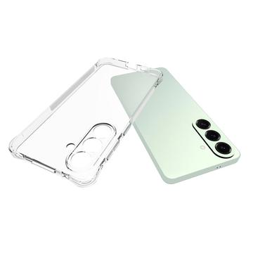 Samsung Galaxy S26+ Stødsikkert Silikone Cover - Gennemsigtig