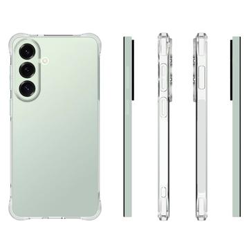 Samsung Galaxy S26+ Stødsikkert Silikone Cover - Gennemsigtig