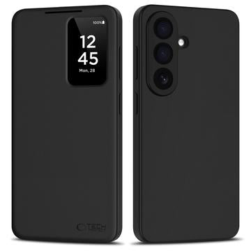 Samsung Galaxy S26+ Tech-Protect Smart Clear View Flip etui med kortplads - Sort