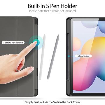 Samsung Galaxy Tab S6 Lite 2020/2022/2024 Dux Ducis Domo Tri-Fold Smart Folio Cover - Sort