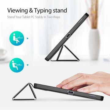 Samsung Galaxy Tab S6 Lite 2020/2022/2024 Dux Ducis Domo Tri-Fold Smart Folio Cover - Sort