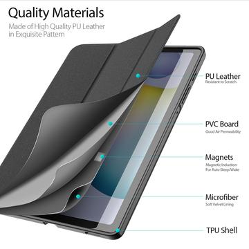 Samsung Galaxy Tab S6 Lite 2020/2022/2024 Dux Ducis Domo Tri-Fold Smart Folio Cover - Sort