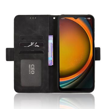 Samsung Galaxy XCover7 Pro Kortholder Pung Etui - Sort