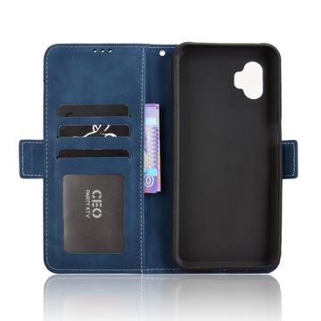 Samsung Galaxy XCover7 Pro Kortholder Pung Etui - Blå